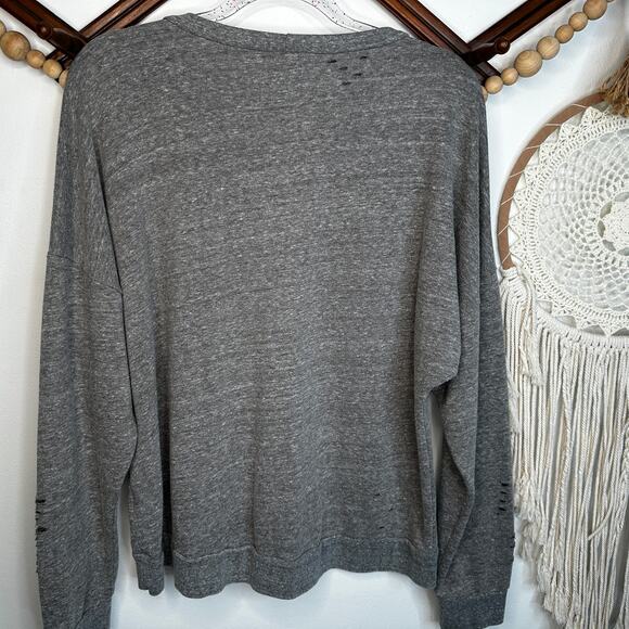 Lauren Moshi High Heel Heart Distressed Sweater - Picture 5 of 5